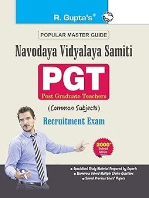 Navodaya Vidyalaya Samiti (NVS) PGT (Common Subject) Recruitment Exam Guide Paperback – 7 August 2024(Paperback, RPH Editorial Board)