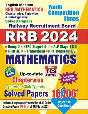 Rrb Mathematics Chapter Wise Solved Papers English Medium 2024(Paperback, YOUTH COMPETITION TIMES)