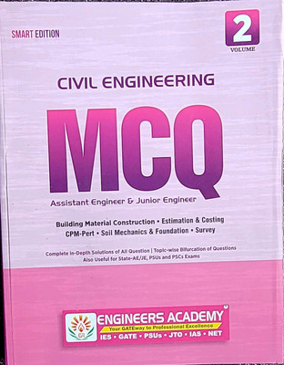 Engineers Academy Publications MCQ For Civil Engineering Smart Edition(Volume 2)(Paperback, Engineers Academy)