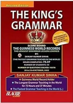 The Kings Grammar By Sanjay Kumar Sinha(Paperback, Sanjay Kumar SinhaSanjay Kumar Sinha)