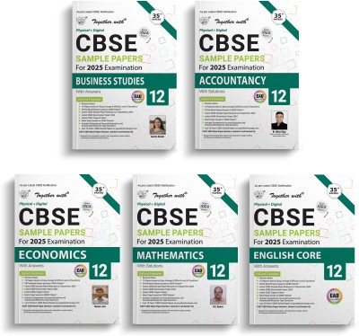 Together With CBSE Sample Paper (EAD) Class 12 Business Studies, Accountancy, Economics, Mathematics & English Core Exam 2025(Paperback, Rachna Sagar)