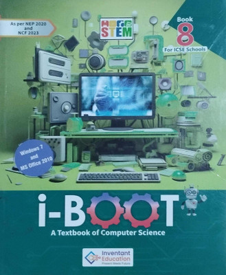 I Boot A Textbook Of Computer Science Class 8(Peper back, Inventant education)