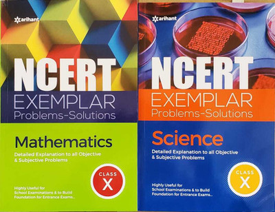 NCERT EXEMPLAR PROBLEMS-SOLUTIONS SCIENCE AND MATHEMATICES CLASS 10 ( Set Of 2 Book ) (Paperback, ARIHANT) NEW EDITION(Paperback, Rajesh Singh, Indu Gupta, Sikha Sharma)
