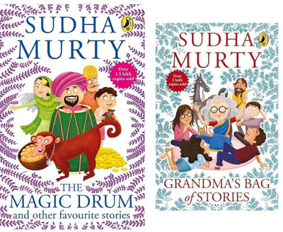 The Magic Drum And Other Favourite Stories+Grandma's Bag Of Stories Combo Book Set(Paperback, Sudha Murty)