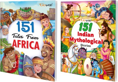 151 Tales From Africa And 151 Indian Mythological Stories I Combo Pack Of 2 Books I Abridged Illustrated Story Books By Gowoo(Paperback, Manoj Publication editorial board)