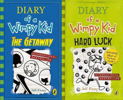 Diary Of A Wimpy Kid: Hard Luck + Diary Of A Wimpy Kid: The Getaway(Paperback, Jeff Kinney)