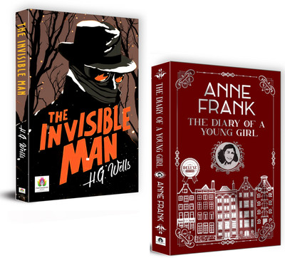 The Invisible Man By H.G. Wells (Paperback) + The Diary Of A Young Girl By Anne Frank (Hardcover) | Stories Of Isolation, Humanity And Inner Strength | Set Of 2 Books [Product Bundle] HG Wells And Anne Frank(Paperback, H.G. Wells, Anne Frank)