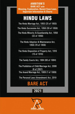 Hindu Law (Bare Act 2021)(Paperback, Alok Kumar Ranjan)