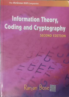( USED - SECOND HAND Information Theory , Coding And Cryptography(Paperback, Ranjan Bose)