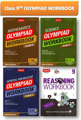 Olympiad Class 9th Work Book - National Science Olympiad (NSO). , International Mathematics Olympiad (IMO) , Inter. G.K. Olympiad (IGKO) & Reasoning Work Book ( Combo Pack-Set Of 4 Books)-Edition-2026(Paperback, EXPEART TEAM)