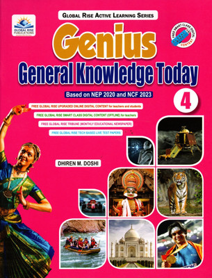 Genius General Knowledge Today For Cbse Class - 4(Paperback, DHIREN M DOSHI)