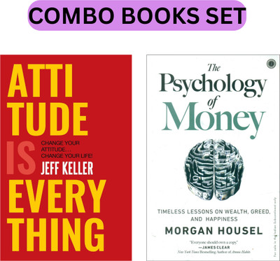 Attitude Is Everything & The Psychology Of Money Self-Help Books (Combo Book Set)(Paperback, Jeff Keller, Morgan Housel)