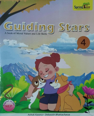 Guiding Stars A Book Of Moral Values And Life Skills Class 4(Peper back, Ashok kasera)