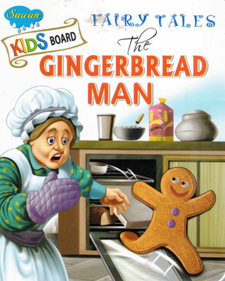 The Gingerbread Man | Kids Board Fairy Tales | Classic Runaway Tale | Sawan(Hardcover, Generic)
