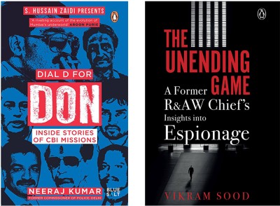 Dial D For Don: Inside Stories Of CBI Case Missions By Neeraj Kumar & The Unending Game : A Former R&AW Chief's Insights Into Espionage (Set Of 2 Books)(Paperback, KUMAR, NEERAJ)