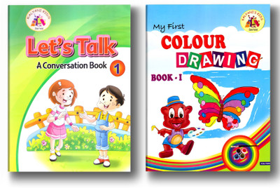 Conversation 1 & Colour Drawing Book-1 Combo Pack Set Of 2 Books(Paperback, K K S)