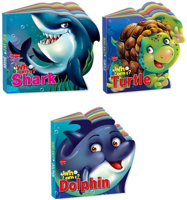 Shark, Turtle And Dolphin | Set Of 3 Story Books By Sawan(Paperback, Manoj Publications Editorial Board)