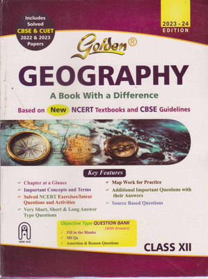 Golden Geography For Class - 12, [2023-24 Edition] By R. K. Gupta & S. Gupta(Paperback, R. K. GUPTA & S. GUPTA)
