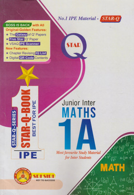 STAR-Q Junior Inter Maths 1A 2024-25 Edition (English Medium)(Paperback, Sri Siri)