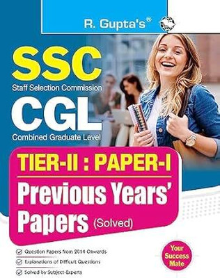SSC-CGL : TIER-II (Paper-I) Previous Years' Papers (Solved) (English, Paperback, RPH Editorial Board)(Paperback, RPH Editorial Board)
