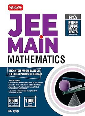 MTG JEE Main Mathematics Guide Book For 2026 Exam | Chapterwise Theory With 10 Previous Year Solved Question Paper (PYQs), MCQs, Formulae & Free Online Mock Tests Paperback – 9 June 2025(Paperback, Mtg Editorial Board)