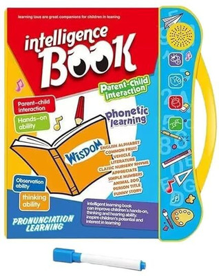 WE (GRACE) HAVE IMPORTED PRODUCT. DONT FALL FOR LOW QUALITY LOCAL VERSION AVAILABLE FOR CHEAPER PRICE. This Intelligence Book Has Multiple Modes To Help Children Learn Alphabets And Spellings. Every Page Has A Button(Card board, Mehshak)