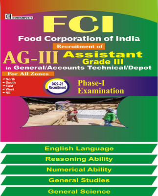 FCI Assistant Grade III 2022-2023 (Set Of 5 Books) AG III General/ Technical/Depot/Accounts Phase I(Paperback, Chetan Sakhuja)