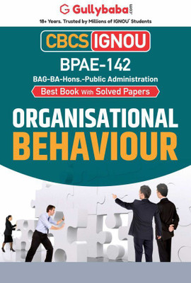BPAE-142 Organisational Behaviour(Paperback, GPH Expert)