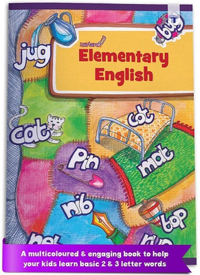 Nurture Elementary English Learning Book For Kids | 5 To 7 Year Old Children | Reading Alphabets With Pictures | Practice Writing Two And Three Letter Words, Vowels, Consonants And Articles(Paperback, Content Team at Target Publications)