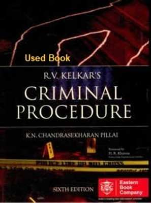 Used Book – R.V. Kelkar’s Criminal Procedure (6th Edition) By K.N. Chandrasekharan Pillai(Paperback, K.N. Chandrasekharan Pillai)