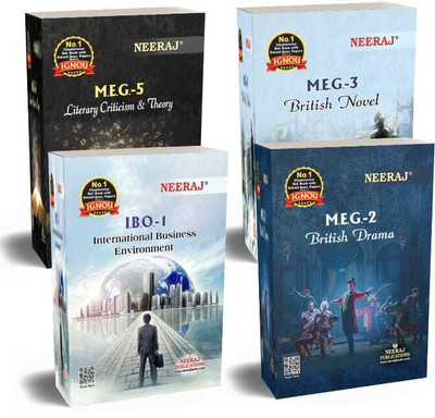 NEERAJ: MA English 1st Semester Combo Including IBO-1, MEG-2, MEG-3, MEG-5
([JUNE 2024 EDITION])(Paperback, NEERAJ EXPERTS)