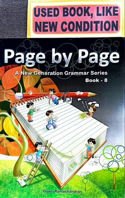 PAGE BY PAGE A New Generation Grammar Series Class-8 (Old Book)(Paperback, Gowri Ramachandran)