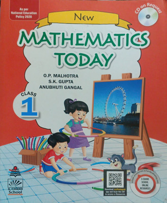 New Mathematics Today Class 1(Pepper back, O p malhotra)