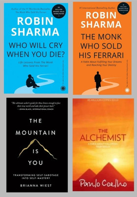 Generic Books. Robin Sharma. The Mountain Is You. Robin Sharma. The Alchemist. Combo Set Of 4 Books(Paperback, Mix publisher)