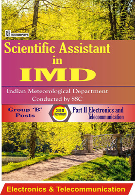 SSC IMD (Indian Meteorological Department) Scientific Assistant Recruitment 2022-23 Part II Electronics And Telecommunication(Paperback, Pankaj Sir)