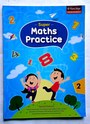 Super Maths Practice Class- 2 (Old Like New Book)(Paperback, Editorial)