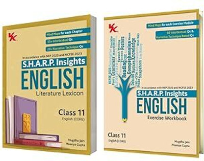 S.H.A.R.P. Insights For English (Core) Lexicon With Exercise Workbook For Class 11 CBSE 2024-25 (Set Of 2 ) By Parijat Jain (IIT-D,IIM-A) & Maanya Gupta (IIM-A)(Perfect Paperback, Others, Maanya Gupta) S.H.A.R.P. Insights For English (Core) Lexicon With Exercise Workbook For Class 11 CBSE 2024-25 (Set Of 2 ) By Parijat Jain (IIT-D,IIM-A) & Maanya Gupta (IIM-A)(Perfect Paperback, Others, Maanya Gupta)