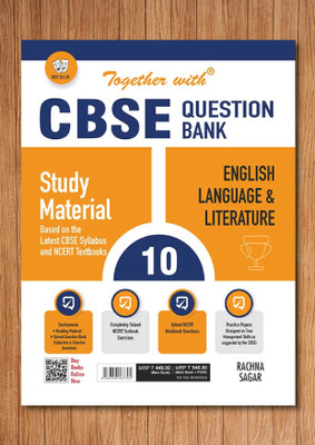 Together With CBSE Class 10 English Solved Question Bank & Practice Papers (Chapterwise & Topicwise) Exam 2023-24(Paperback, Rachna Sagar (Author))