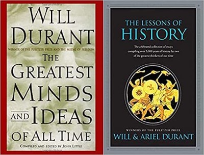 The Greatest Minds And Ideas Of All Time + The Lessons Of History(Hardcover, Will Durant)