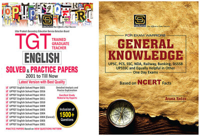 UP TGT English Mastery Combo: Solved Paper & Practice Sets + General Knowledge Exam Warrior Series (English)(Paperback, Aruna Yadav)
