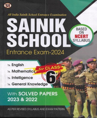 Sainik School Class 6 Entrance Exam 2024 Guide With Solved Papers 2023-2022 In English(Paperback, publication team)