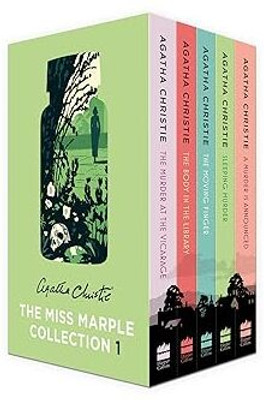 Agatha Christie Miss Marple Collection 1 – The Murder At The Vicarage, The Body In The Library, The Moving Finger, Sleeping Murder & A Murder Is Announced | Mystery & Detective Novels Combo(Paperback, Agatha Christie)