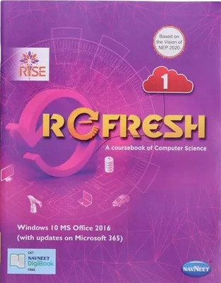 NAVNEET Rise REFRESH Class 1 (A Coursebook Of Computer Science)(Paperback, Mandeep Kaur Sawhney)