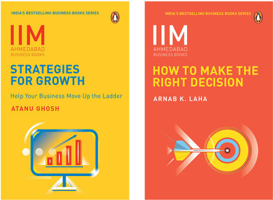 IIMA : How To Make The Right Decision & IIMA-Strategies For Growth : Help Your Business Move Up The Ladder (Set Of 2 Books)(Paperback, LAHA, ARNAB K.)