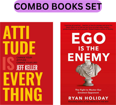 Attitude Is Every Thing & Ego Is The Enemy Self-Help Books (Combo Book Set)(Paperback, Jeff Keller, Ryan Holiday)