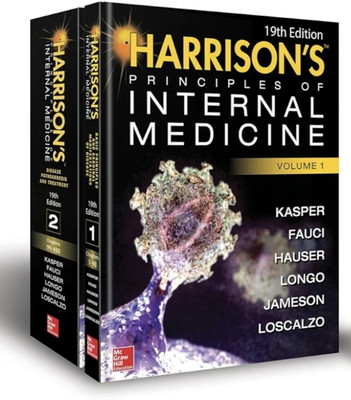 Harrison's Principles Of Internal Medicine - 19th Edition - Kasper Fauci Hauser Longo Jameson Loscalzo(Hardcover, Kasper Fauci Hauser Longo Jameson Loscalzo)