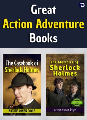 Great Action Adventure Books [The Memoirs Of Sherlock Holmes :: The Casebook Of Sherlock Holmes] Set Of 2 Books By Arthur Conan Doyle(Paperback, Arthur Conan Doyle)