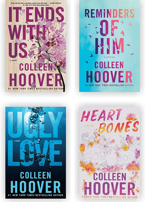 It Emds Wirh Us + Reminder Of Him + Heart Bones + Ugly Love(Paperback, Colleen hoover)