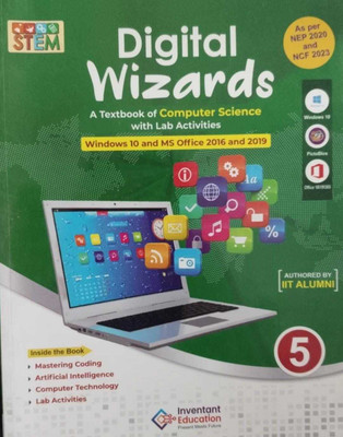 Digital Wizards Class 5 ( A Textbook Of Computer Science With Lab Activities)(Paperback, Panel of Author)