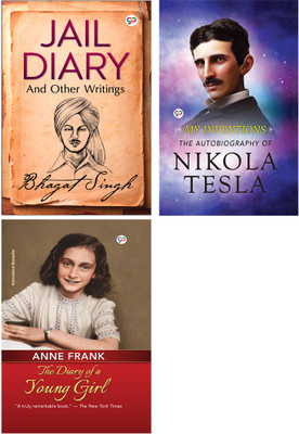Jail Diary And Other Writings + My Inventions: The Autobiography Of Nikola Tesla + The Diary Of A Young Girl (Hardback)(Hardcover, General Press)